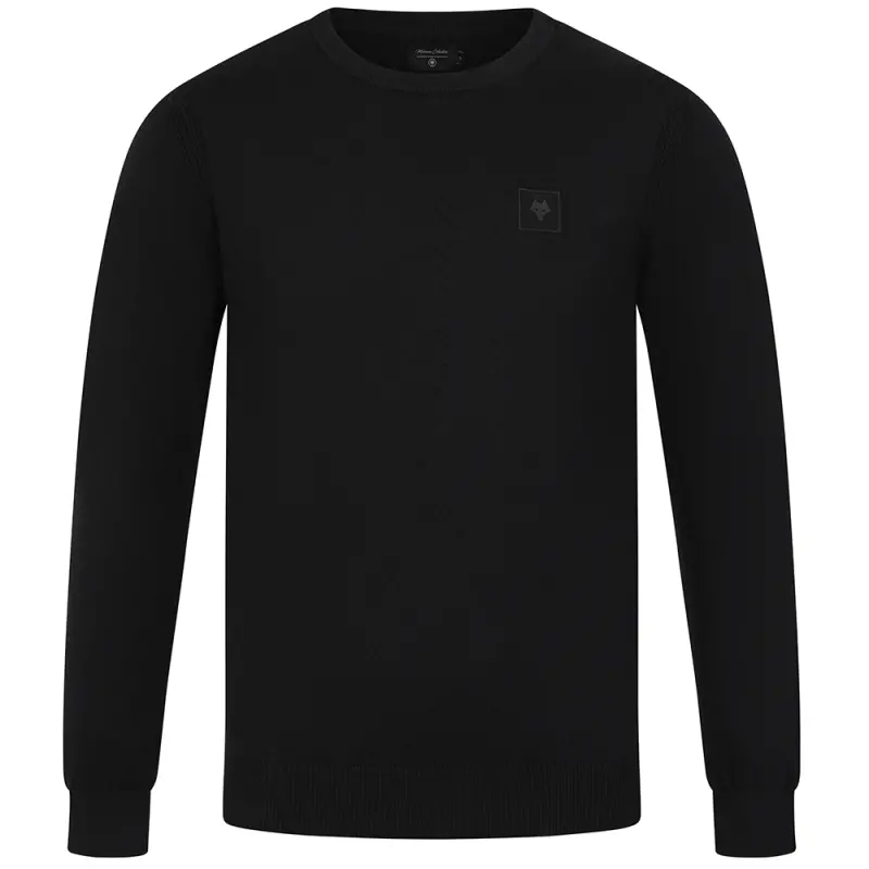 Wolverhampton Wanderers Store | Shop Official Molineux Knit Sweater – Black Wolves Gear